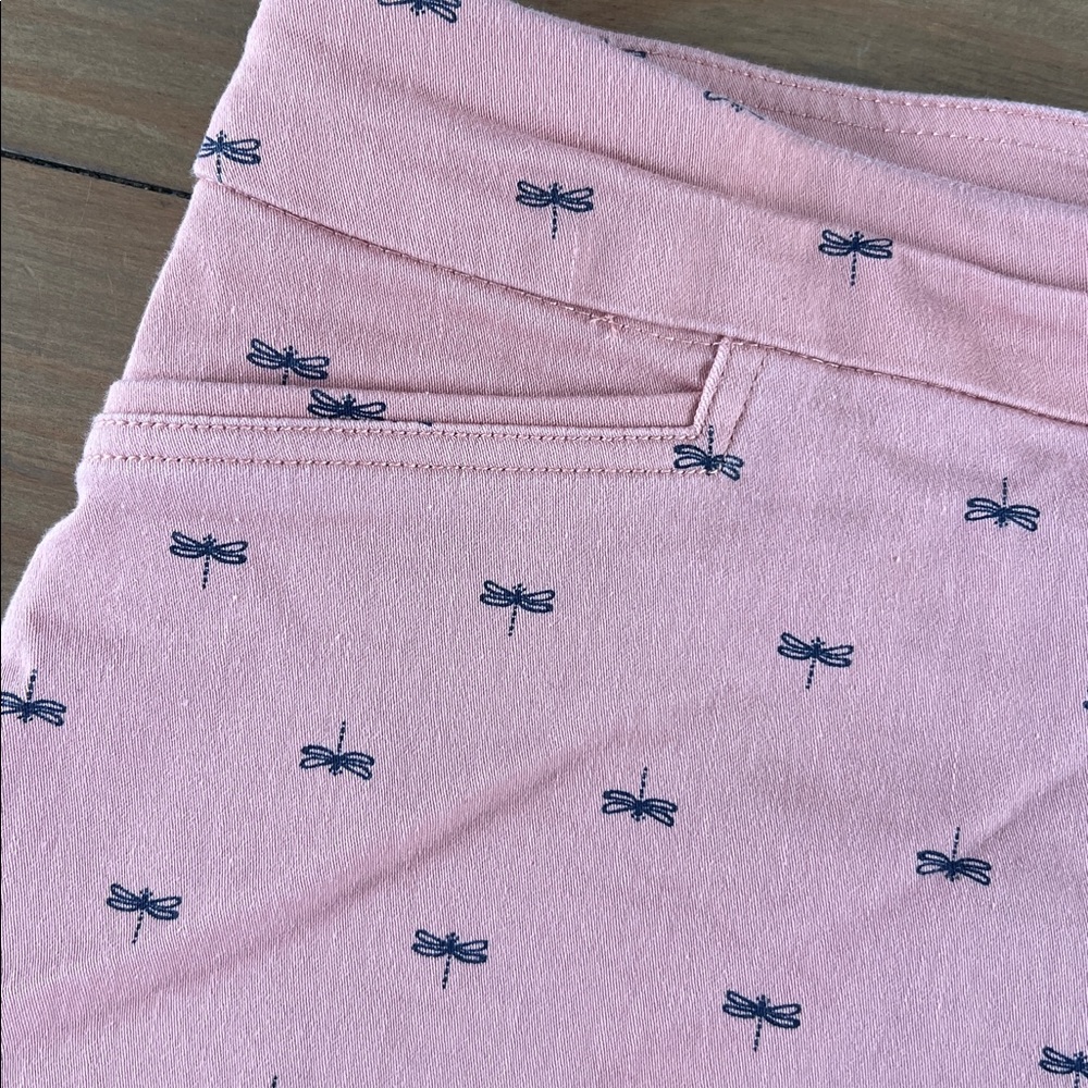Pink Dragonfly Print Women’s Skort Size 10 - Picture 2 of 8